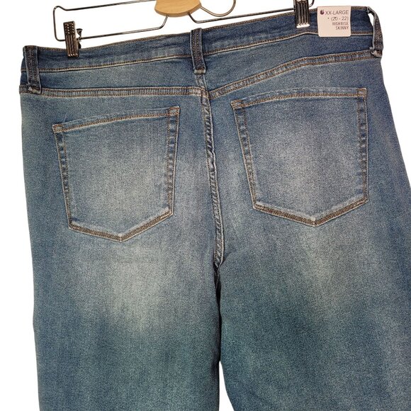 Gloria Vanderbilt Women's The Always Perfect High Rise Skinny Blue Jeans XXL - Picture 4 of 11